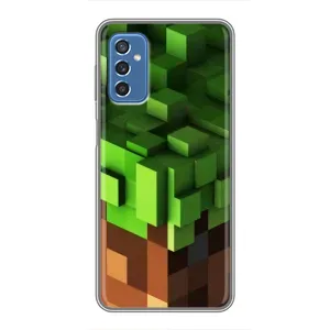 Чехол Майнкрафт на Samsung Galaxy M52 (AlphaPrint) Minecraft (текстура Майнкрафт)