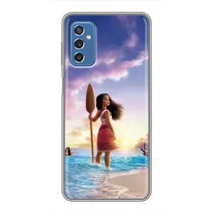 Чохол з мультфільмом Ваяна Samsung Galaxy M52 (Моана з веслом)