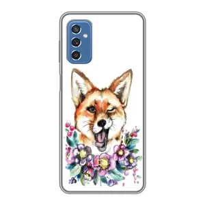 Чохли з картинкою Лисичка для Samsung Galaxy M52 (VPrint) (Весела лисичка)