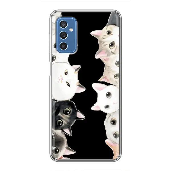Чехол с принтом «Взгляд котов» для Samsung Galaxy M52 Чехол с принтом «Взгляд котов» для Samsung Galaxy M52
