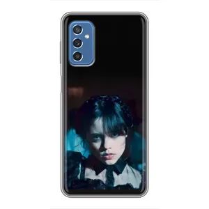Чохли Венсдей на Samsung Galaxy M52 Уенсдей (AlphaPrint) (погляд Венздей)