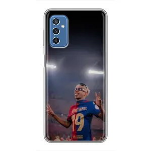 Чехол с футболистом Ламин Ямаль Samsung Galaxy M52 (Ямаль на стадионе)