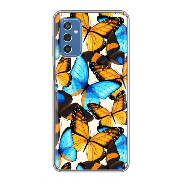 Чехол с принтом «Яркие бабочки» для Samsung Galaxy M52