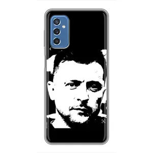 Чохол для Samsung Galaxy M52 (AlphaPrint - с принтом Зеленського) (Зеленский АРТ)