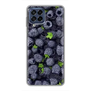 Чехлы с Фруктами для Samsung Galaxy M53 (5G) (M536B) (VPrint) (Ежевика)