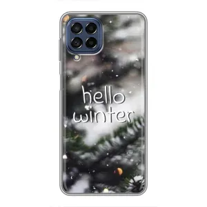 Новогодние, Праздничные Чехлы для Samsung Galaxy M53 (5G) (M536B) - 2024 год (Hello winter)
