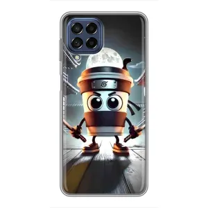 Чехол с мемом Тралалело тралала на Samsung Galaxy M53 (5G) (M536B) (Капучино асасино)