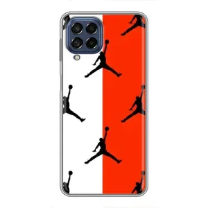 Чохли для Samsung Galaxy M53 (5G) (M536B) - з картинкою JORDAN (AlphaPrint) (Лого Джордан)