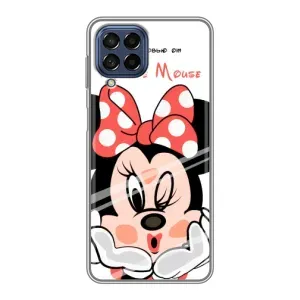 Эксклюзивный чехол для Samsung Galaxy M53 (5G) (M536B) (AlphaPrint - Мультяшные) (Маус Минни)