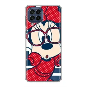 Эксклюзивный чехол для Samsung Galaxy M53 (5G) (M536B) (AlphaPrint - Мультяшные) (Маус в очках)