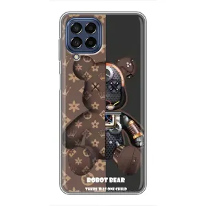 Круті Чохли Луі Віттон для Samsung Galaxy M53 (5G) (M536B) (AlphaPrint) (Ведмідь Луі Вітон)