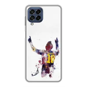 Чехлы Месси для Samsung Galaxy M53 (5G) (M536B) (AlphaPrint) (Messi Barca)
