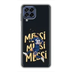 Чехлы для Samsung Galaxy M53 (5G) (M536B) (Leo чемпион) (AlphaPrint) (Messi ПСЖ)