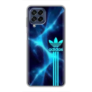 Чохли Адидас для Samsung Galaxy M53 (5G) (M536B) (AlphaPrint) (Синій Адідас)
