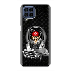 Чехлы с крутыми принтами для Samsung Galaxy M53 (5G) (M536B) - (PREMIUMPrint) (Супер Марио)