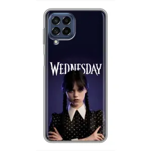 Силиконовый чехол с картинкой для Samsung Galaxy M53 (5G) (M536B) (Wednesday)