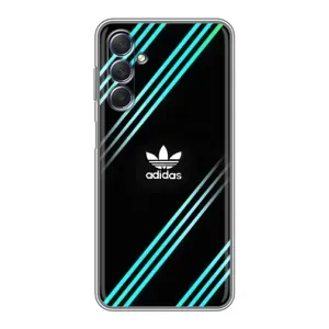 Чохли Адидас для Sansung Galaxy M54 (5G) (AlphaPrint) (Адідас з полосами)