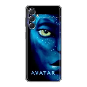 Чехлы с фильма АВАТАР для Sansung Galaxy M54 (5G) (AlphaPrint) (глаз Аватара)