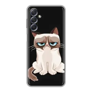 Чехол с принтом для Sansung Galaxy M54 (5G) (AlphaPrint) Модные коты (Грустный кот)