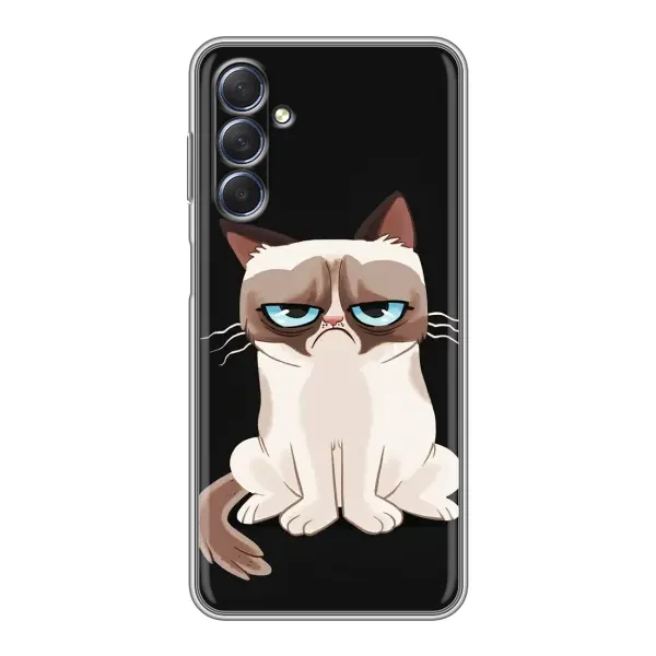 Чехол с принтом «Грустный кот» для Samsung Galaxy M54 (5G)