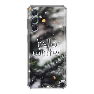Новогодние, Праздничные Чехлы для Sansung Galaxy M54 (5G) - 2024 год (Hello winter)
