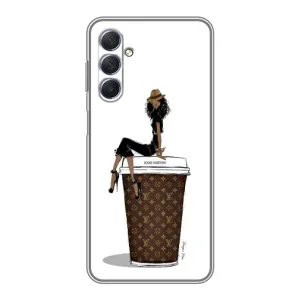 Чохли Луі Вітон для Sansung Galaxy M54 (5G) (AlphaPrint - LOUIS VUITTON) (кава LOUIS VUITTON)