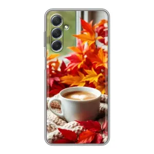 Чохол з унікальним дизайном 'Осінь з кавою' для Sansung Galaxy M54 (5G)