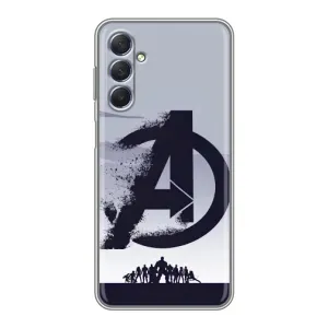 Чехлы с героями Марвел Sansung Galaxy M54 (5G) (VPrint) (Команда А)