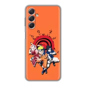 Naruto Anime Чехлы для Самсунг М54 (AlphaPrint) (команда Наруто)
