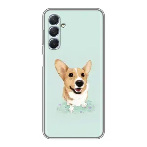 Чехлы с собаками для Sansung Galaxy M54 (5G) (VPrint) (Корги)