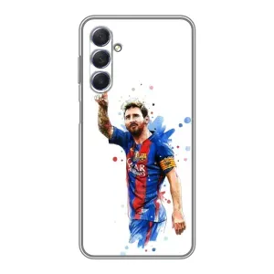 Чехлы Месси для Sansung Galaxy M54 (5G) (AlphaPrint) (Лео Месси)
