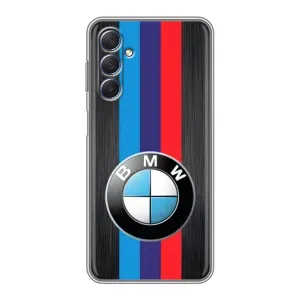 Чехол для Самсунг М54 - с принтом БМВ (AlphaPrint) (Лого BMW)