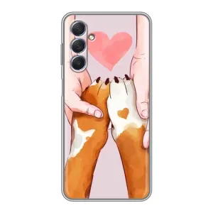 Чехлы с собаками для Sansung Galaxy M54 (5G) (VPrint) (Любовь к собакам)