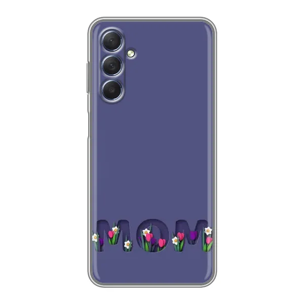 Чехол с принтом «Мама в цветах» для Samsung Galaxy M54 (5G)