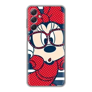 Эксклюзивный чехол для Sansung Galaxy M54 (5G) (AlphaPrint - Мультяшные) (Маус в очках)