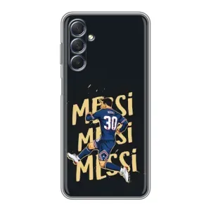 Чехлы для Sansung Galaxy M54 (5G) (Leo чемпион) (AlphaPrint) (Messi ПСЖ)
