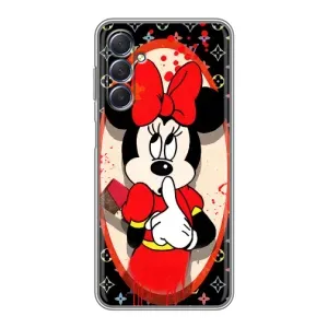 Чехол Disney Mouse Sansung Galaxy M54 (5G) (PREMIUMPrint) (Минни Маус ЛВ)