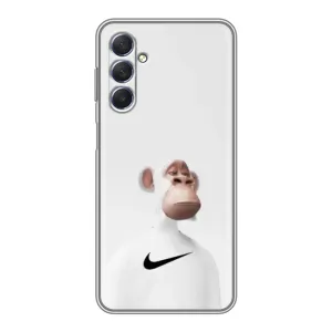 Чехлы с Обезьянами NFT для Sansung Galaxy M54 (5G) (AlphaPrint) (обезьяна NFT Nike)