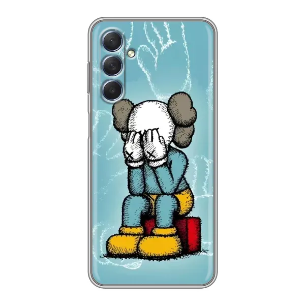 Чехол с принтом «Плач Bearbrick» для Samsung Galaxy M54 (5G)