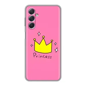 Чехол с картинкой (Стильные) для Самсунг М54 - (AlphaPrint) (Princess)