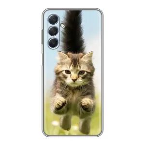 Чехлы с Котиками для Sansung Galaxy M54 (5G) (VPrint) (Прыжок кота)