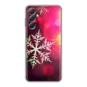 Новогодние Чехлы для Самсунг М54 (VPrint) (Снежинка)