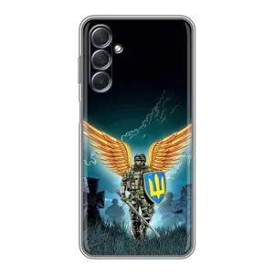 Чехлы с картинкой ЗСУ для Sansung Galaxy M54 (5G) (AlphaPrint) (Солдат ЗСУ)