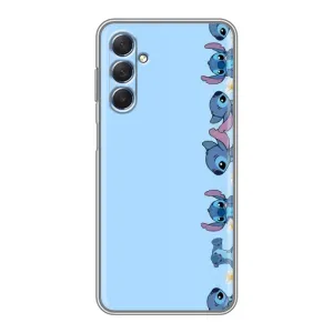 Чехол с принтом Стич на Samsung Galaxy M54 (5G) (Стич фон)