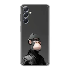 Чехлы с Обезьянами NFT для Sansung Galaxy M54 (5G) (AlphaPrint) (стильная обезьяна NFT)