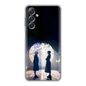 Чехлы Венсдей на Sansung Galaxy M54 (5G) Уэнсдей (AlphaPrint) (Уэнздей и Инид)