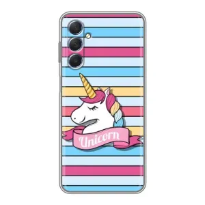 Чехол для Самсунг М54 - (Единорожки - Новинки) (AlphaPrint) (Unicorn)