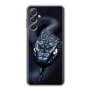 Чехол с картинкой «Хищники» для Sansung Galaxy M54 (5G) (Черная змея)