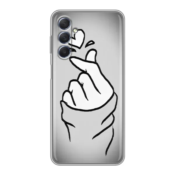 Чехол с принтом «Значок Love» для Samsung Galaxy M54 (5G)