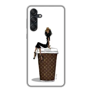 Чехлы Луи Витон для Samsung Galaxy M55 5G (AlphaPrint - LOUIS VUITTON) (кофе LOUIS VUITTON)